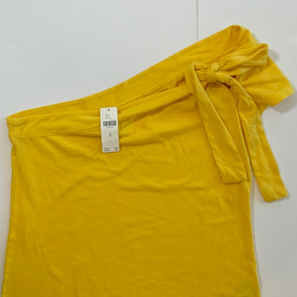 Anthropologie Maeve One-Shoulder Bow Top - Picture 9 of 16